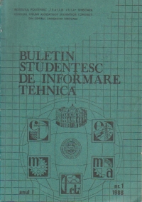 Buletin studentesc de informare tehnica, Nr. 1/1988