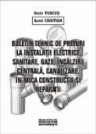 Buletin tehnic de preturi la instalatii electrice, sanitare, gaze, incalzire, canalizare - Februarie 2011 -