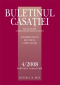 Buletinul Casatiei, Nr. 4/2008