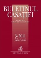 Buletinul Casatiei, Nr. 3/2011