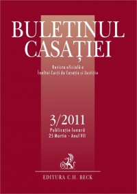 Buletinul Casatiei, Nr. 3/2011