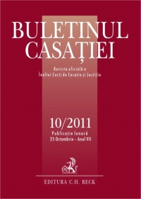 Buletinul Casatiei, Nr. 11/2011