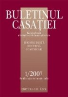 Buletinul Casatiei, Nr. 1/2007