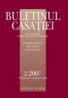 Buletinul Casatiei 2/2007