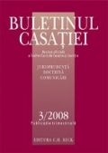 Buletinul Casatiei, Nr. 3/2008