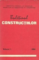 Buletinul Constructiilor Volumul 1980