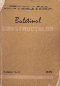 Buletinul constructiilor, Volumul 5-6/1983 - Protectia impotriva focului