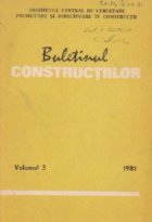 Buletinul constructiilor Volumul 3/1981