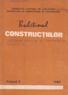 Buletinul constructiilor Volumul 3/1987 Izolare