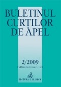 Buletinul Curtilor de Apel, Nr. 2/2009