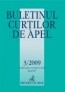 Buletinul Curtilor de Apel, Nr. 3/2009