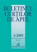 Buletinul Curtilor de Apel, Nr. 4/2009