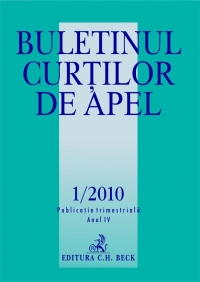 Buletinul Curtilor de Apel, Nr. 1/2010