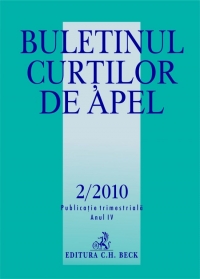 Buletinul Curtilor de Apel, Nr. 2/2010