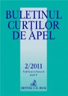 Buletinul Curtilor de Apel, Nr. 2/2011