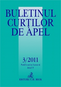 Buletinul Curtilor de Apel, Nr. 3/2011