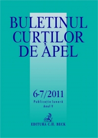 Buletinul Curtilor de Apel, Nr. 6-7/2011