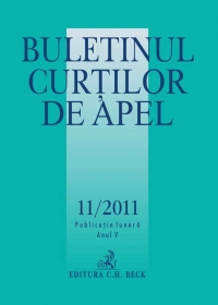 Buletinul Curtilor de Apel, Nr. 11/2011