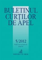 Buletinul Curtilor de Apel, Nr. 5/2012