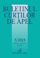 Buletinul Curtilor de Apel nr. 3/2013