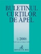 Buletinul Curtilor de Apel, Nr. 1/2008