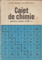 Caiet chimie pentru clasa VIII