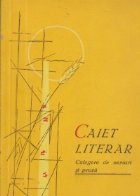 Caiet literar Culegere versuri proza