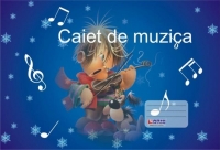 Caiet muzica 24 file, format B5