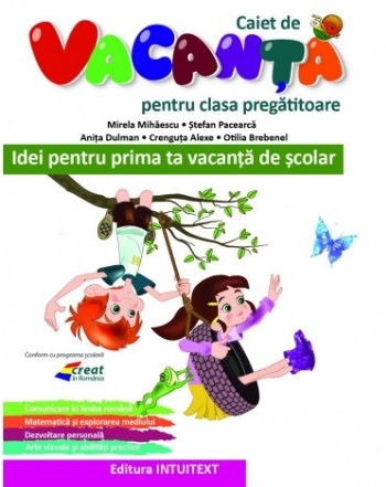 Caiet de vacanta pentru clasa pregatitoare