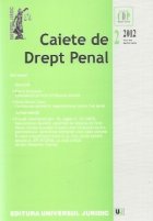 Caiete Drept Penal 2/2012