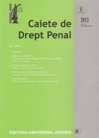 Caiete de Drept Penal nr. 3/2012