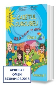 Caietul Curcubeu. Mem de la usor la greu. Clasa a II-a. Semestrul I