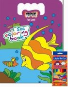 Calatorie marina - carte de colorat + Creioane color 12 culori