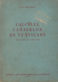 Calculul canalelor de ventilare