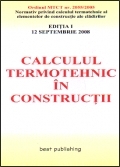 Calculul termotehnic in constructii - editia I - bun de tipar 12 septembrie 2008