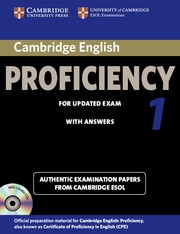 Cambridge English Proficiency 1 for Updated Exam Self-study Pack (Students Book with answers and 2 Audio CDs)