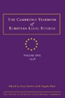 Cambridge Yearbook of European Legal Studies - Vol 1