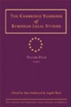 Cambridge Yearbook European Legal Studies