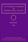 Cambridge Yearbook of European Legal Studies - Vol 6