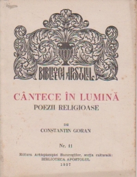 Cantece in lumina - poezii religioase