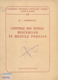 Capitole din teoria miscarilor in mediile poroase