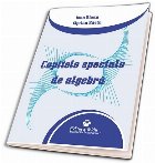 Capitole speciale algebra