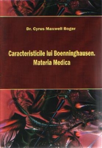 Caracteristicile lui Boenninghausen - Materia Medica