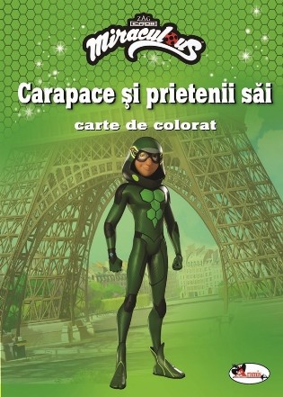 Carapace si prietenii sai. Carte de colorat