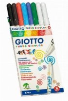 Carioci GIOTTO TURBO BICOLOR 6 culori + 2 schimba culoarea celorlalte 6