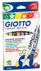 Carioci GIOTTO TURBO MAGIC 7 culori + 1 magica (sterge culoarea celorlalte 7)