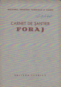 Carnet de santier foraj