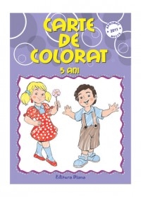 Carte de colorat 5 ani