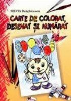 Carte colorat desenat numarat