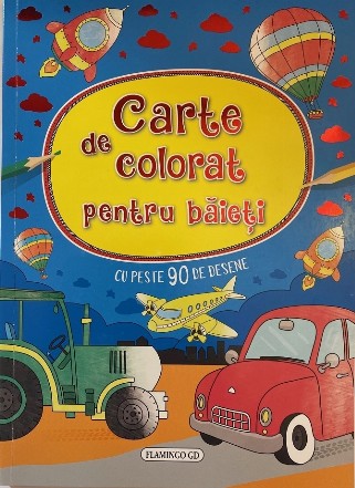 Carte de colorat pentru baieti